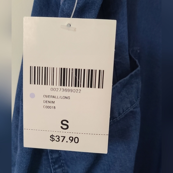 Forever21 Soft Denim overalls / jumpsuit NWT - Picture 4 of 5